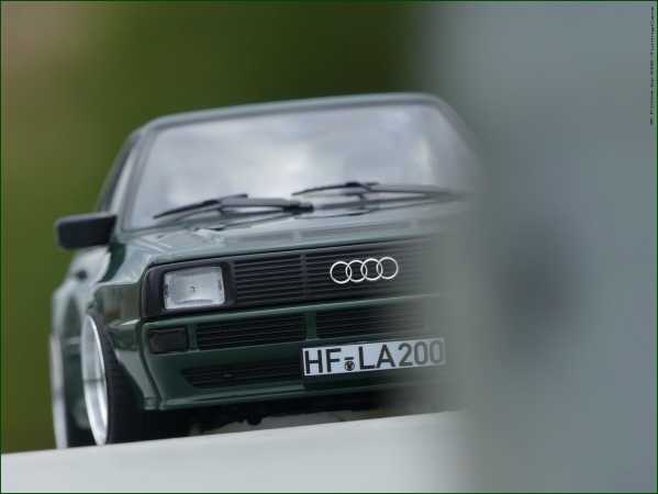 1:18 AUDI SPORT QUATTRO GRÜN EDITION + PORSCHE RS ALUs [ KURZ VERSION ]